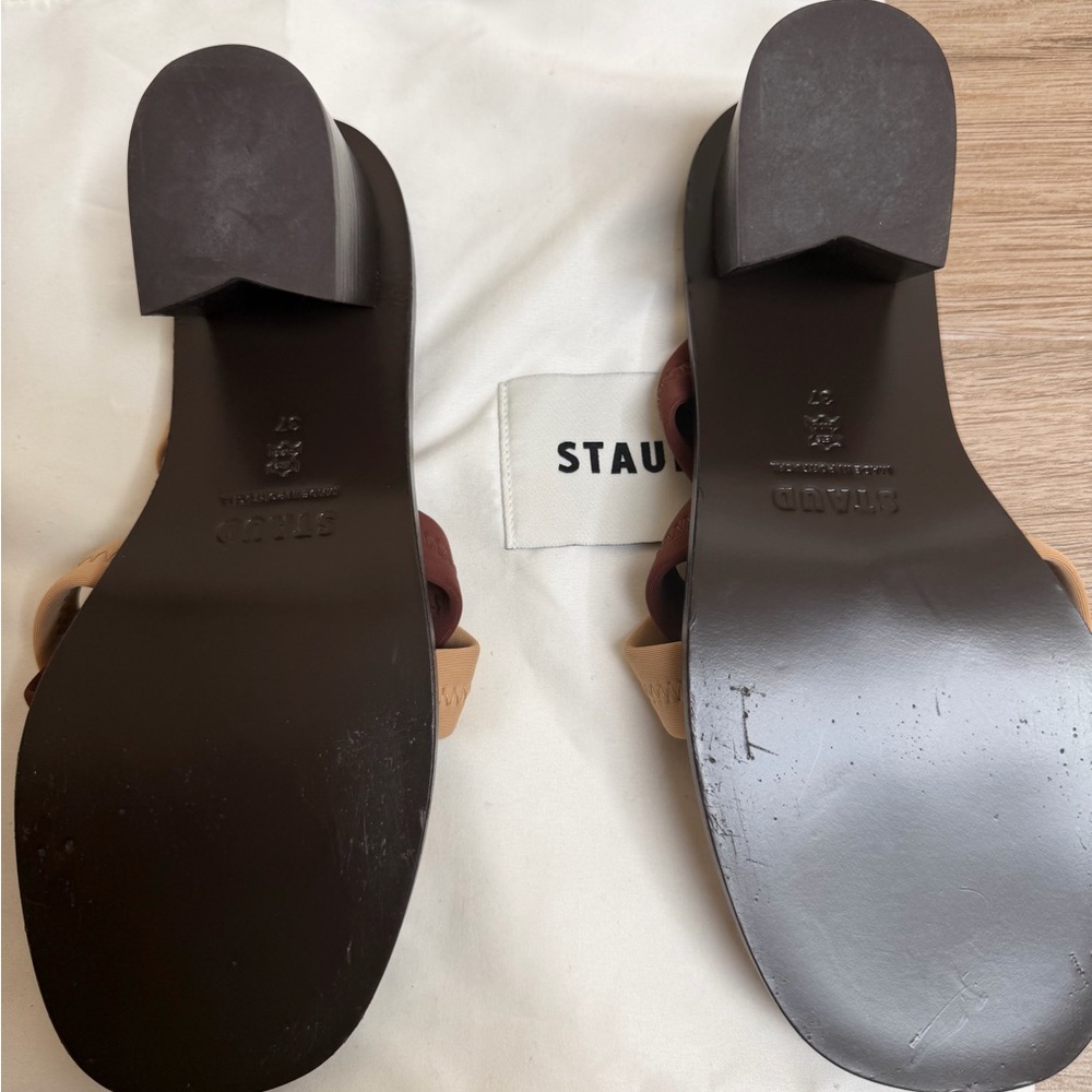 STAUD Brown  Sandals Shoes - Picture 7 of 8